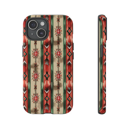 Christmas Aztec Stripes Tough Case