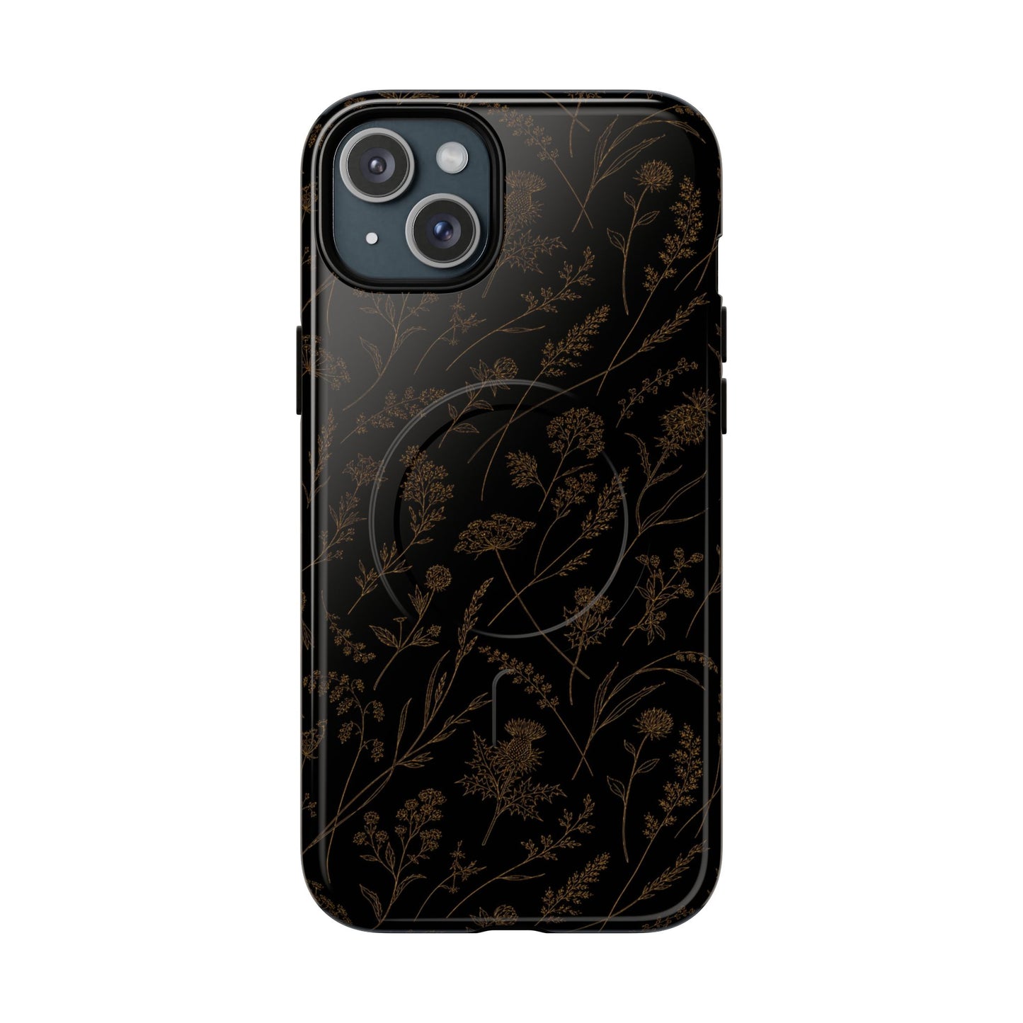 Gold Wildflowers Magnetic Case