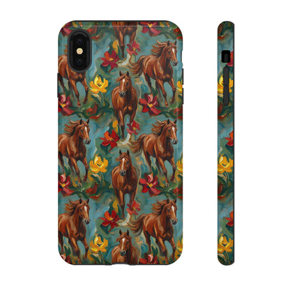 Oil Painted Horses Tough Case