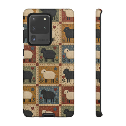 Sheep Quilt Tough Case