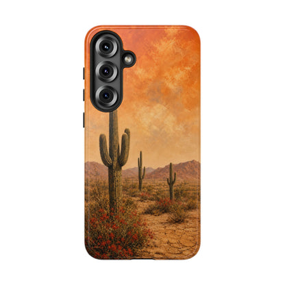 Sunset Cacti Tough Case