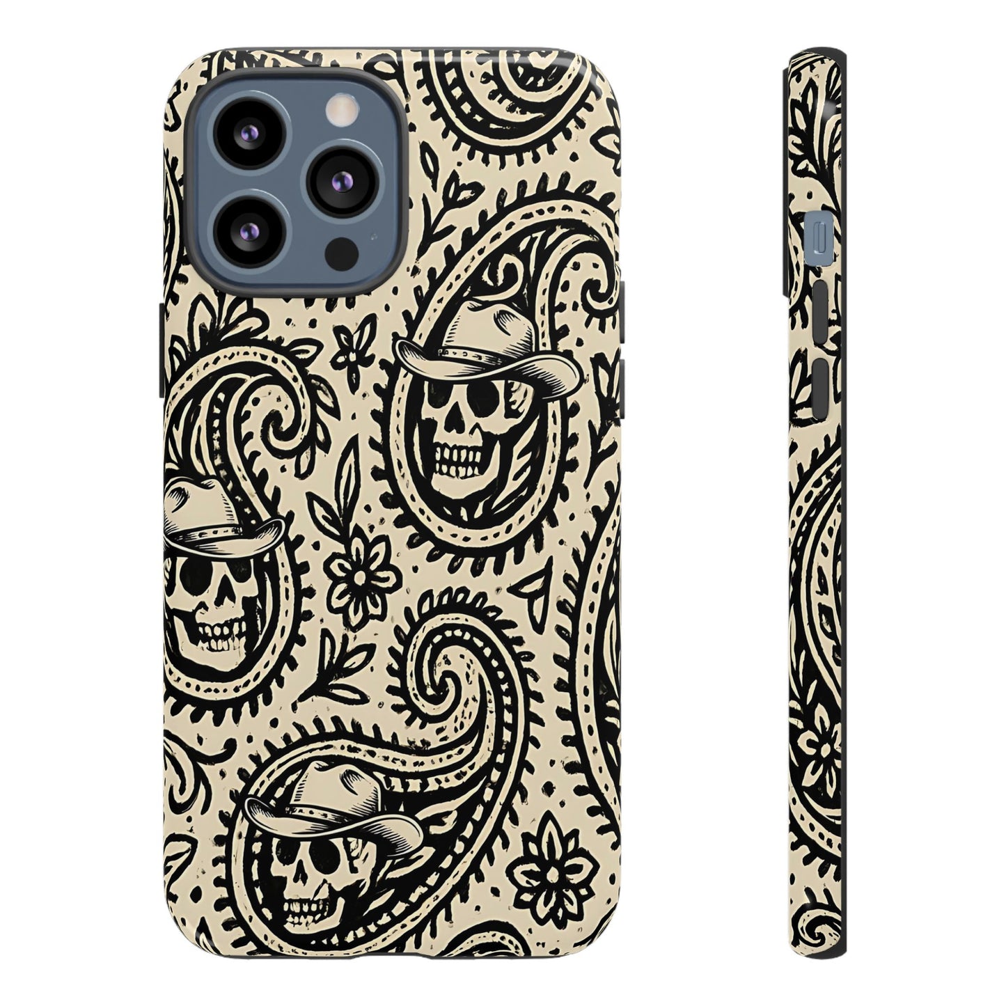 Cowboy Skull Paisley Tough Case