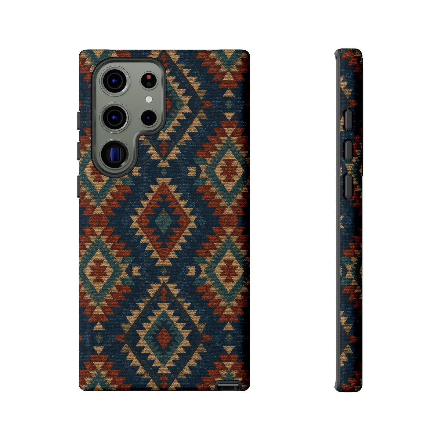 Navy Aztec Tough Case