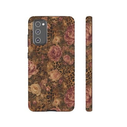 Leopard Floral Tough Case