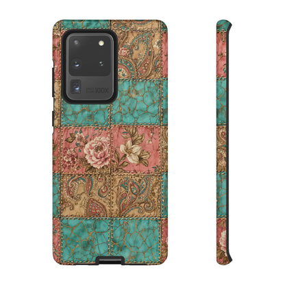 Turquoise Paisley Tough Case