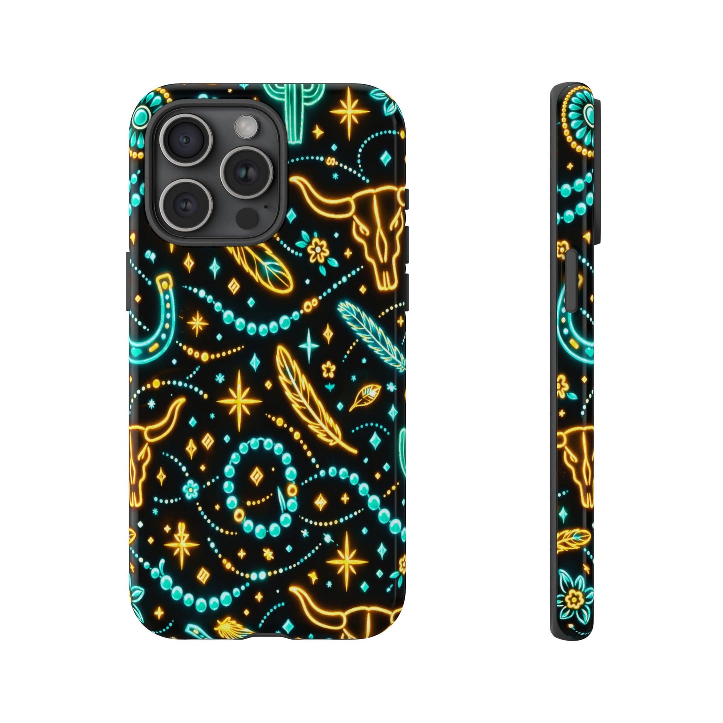 Neon Turquoise Tough Case