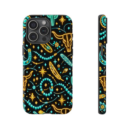 Neon Turquoise Tough Case