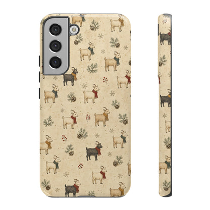 Scarf Goats Tough Case