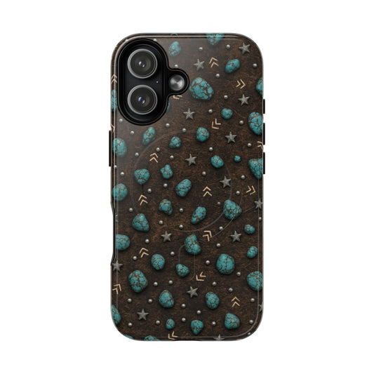 Turquoise Nuggets Magnetic Case