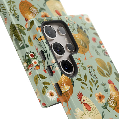 Garden Chickens Phone Case