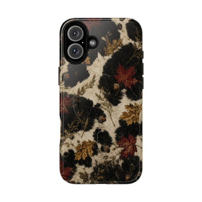 Fall Cowhide Magnetic Case