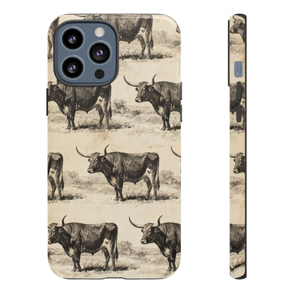 Vintage Longhorns Tough Case