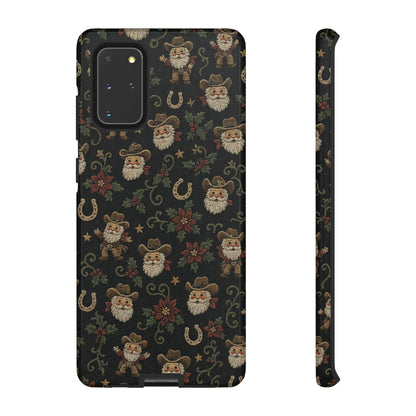 Stitched Cowboy Santa Tough Case