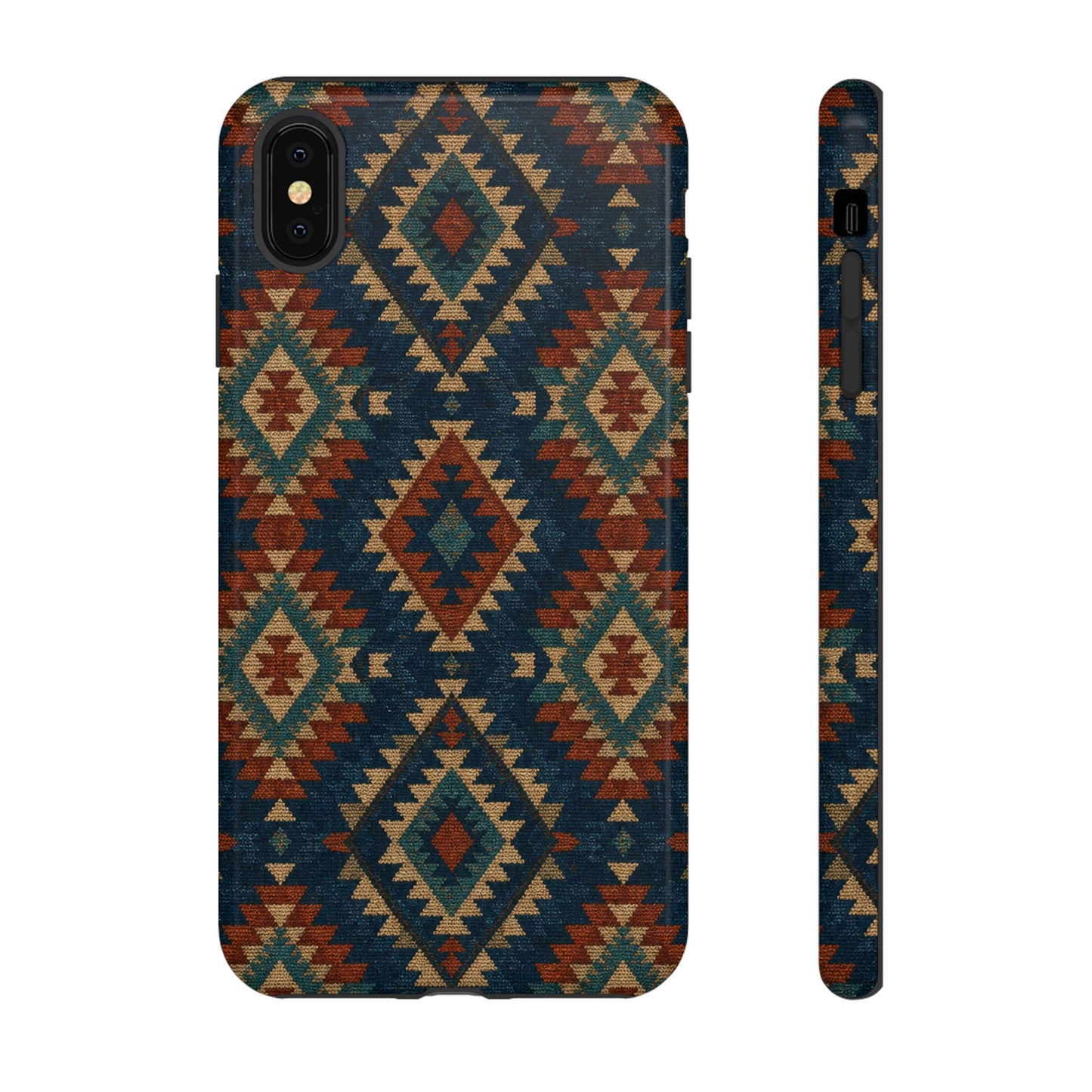Navy Aztec Tough Case