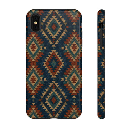 Navy Aztec Tough Case