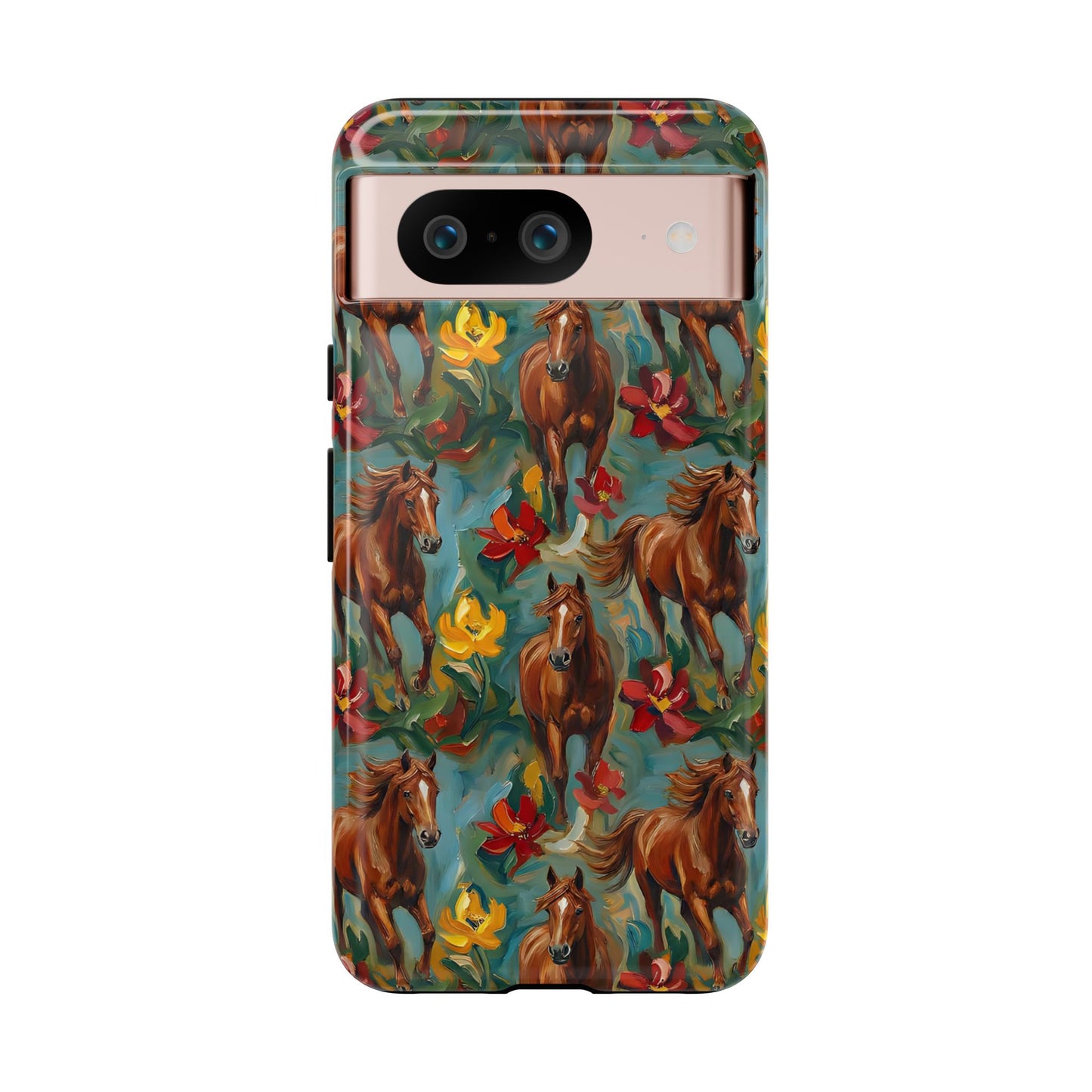 Oil Painted Horses Tough Case