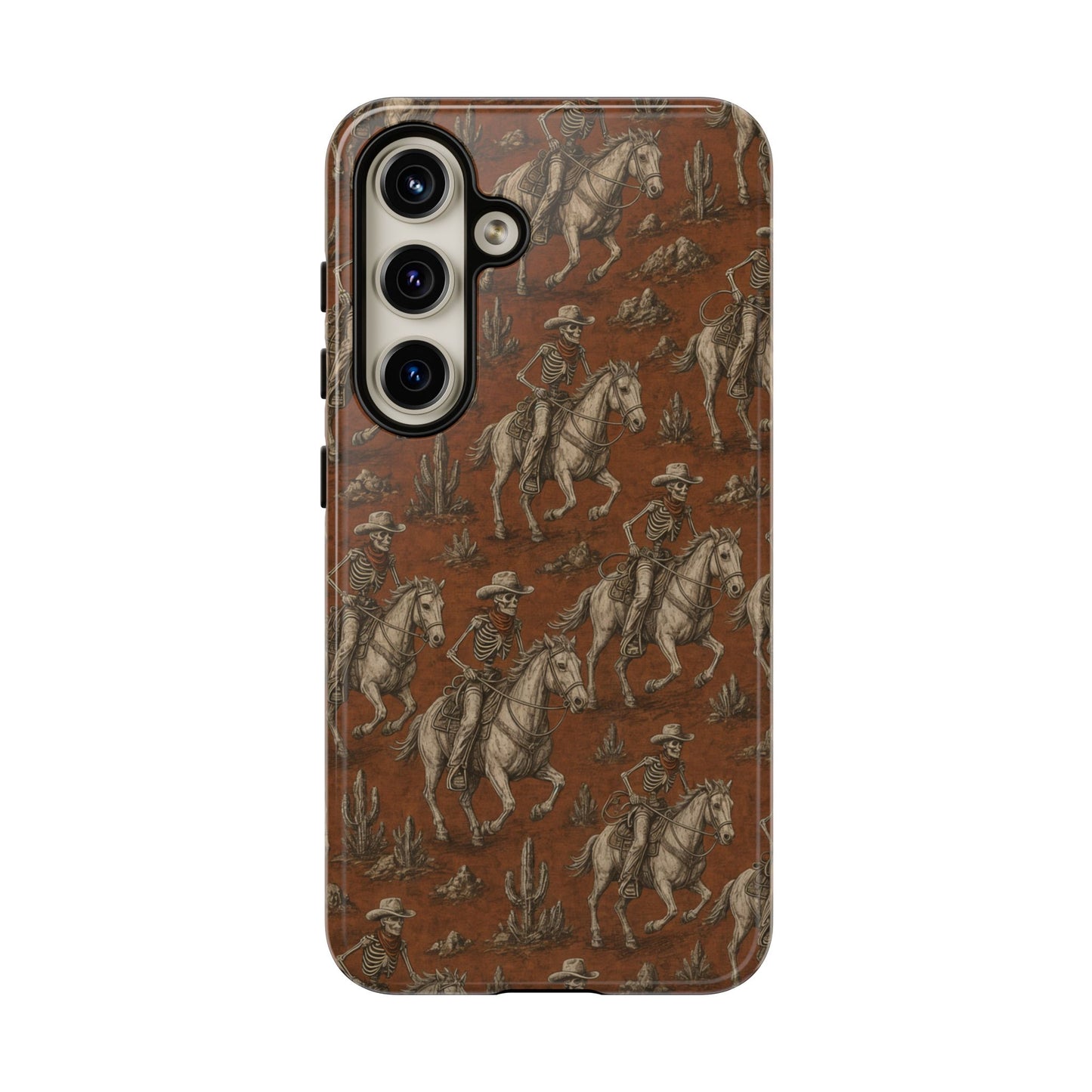 Skeleton Cowboy Ride Tough Case