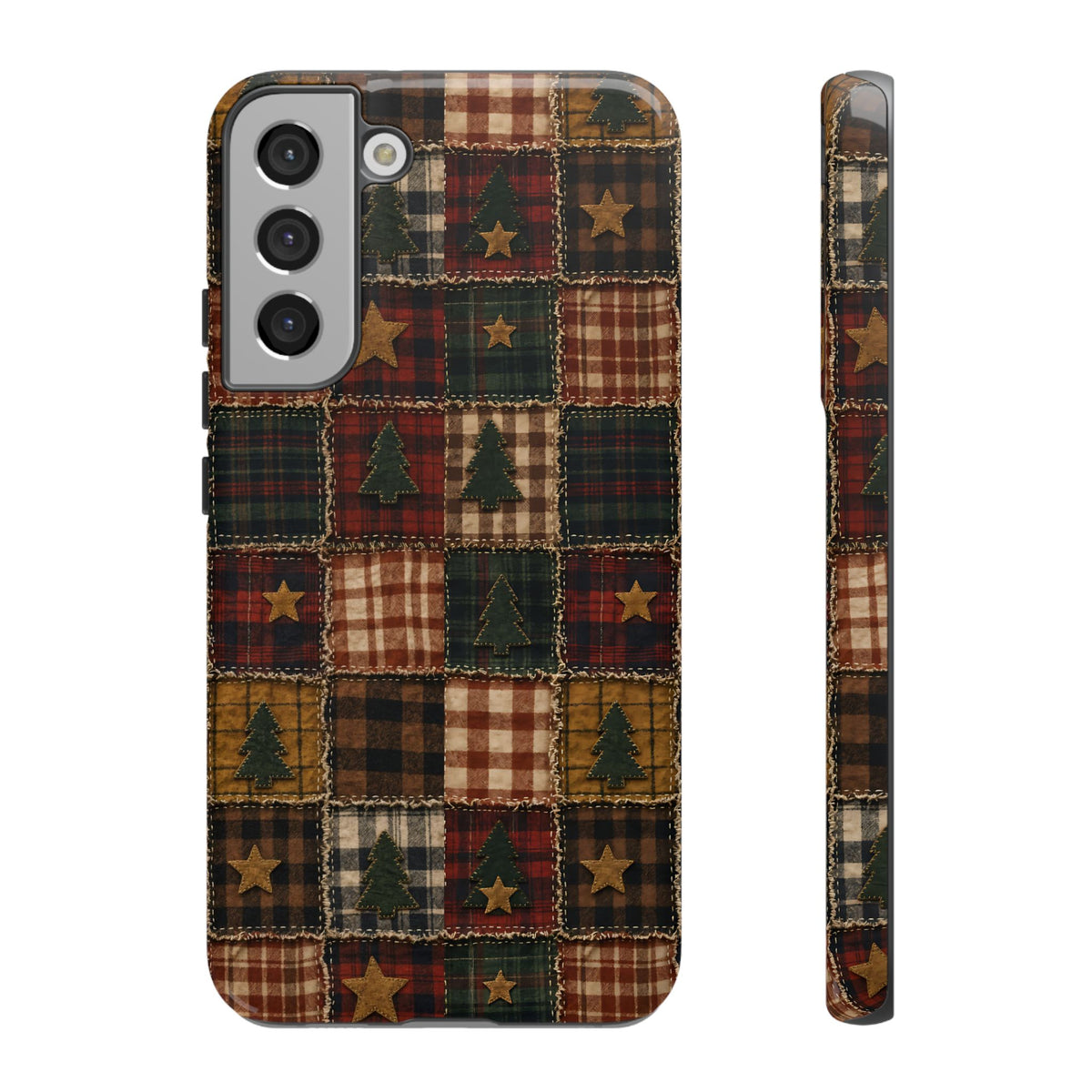Christmas Rag Quilt Tough Case