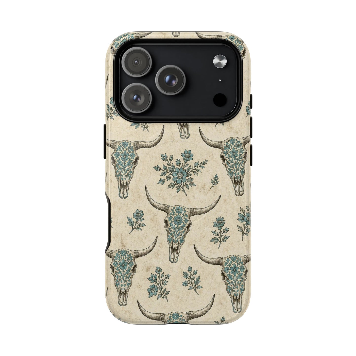 Sacred Bull Skull Magnetic Case