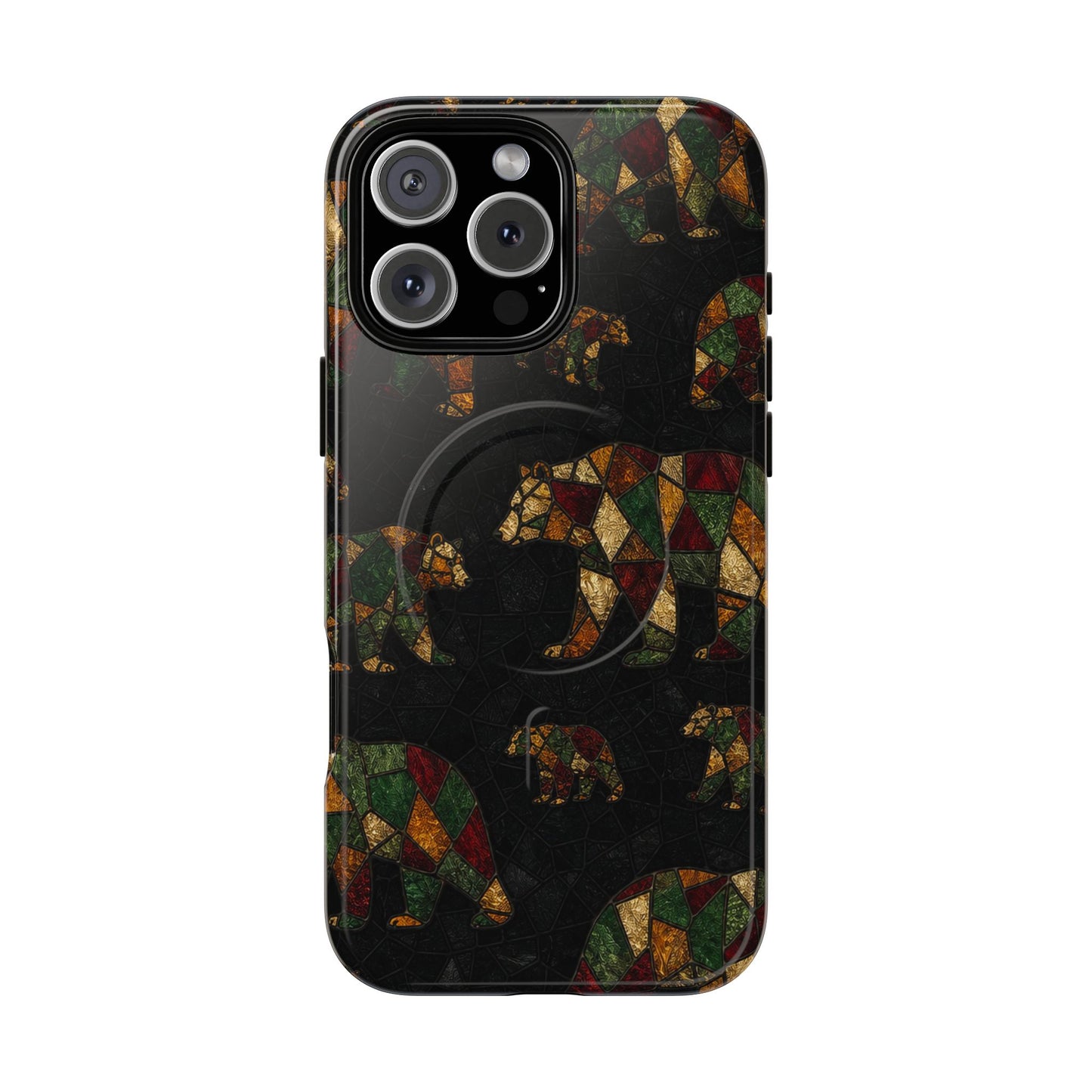 Stained Bear Magnetic Case