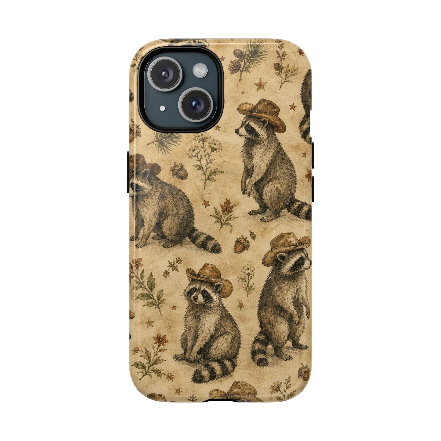 Painted Raccoon Magnetic Case