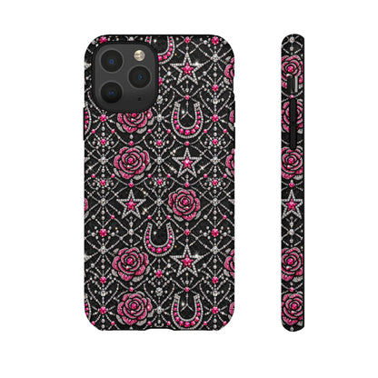 Rhinestone Rose Tough Case