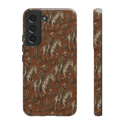 Skeleton Cowboy Ride Tough Case