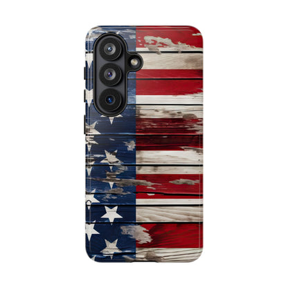 Wood Stars Stripes Tough Case