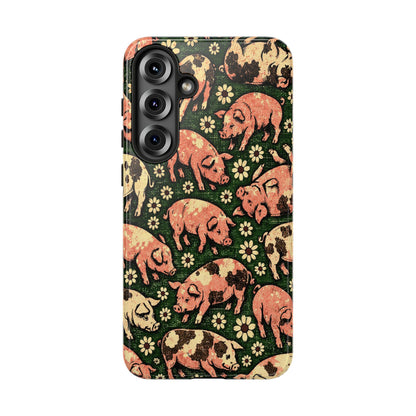 Retro Pigs Tough Case