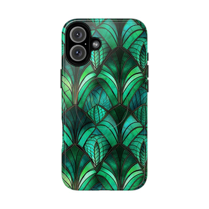 Emerald Green Stained Glass Magnetic Case