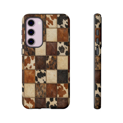 Cowhide Quilt Tough Case