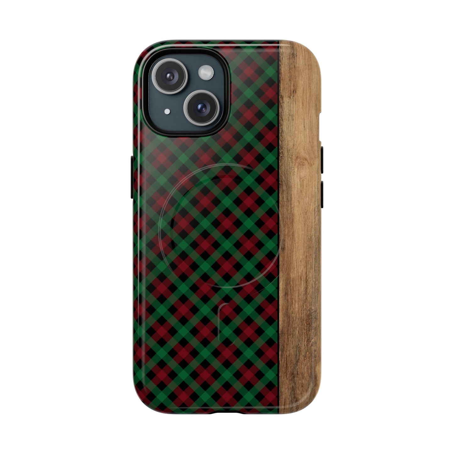 Red Green Plaid Magnetic Case