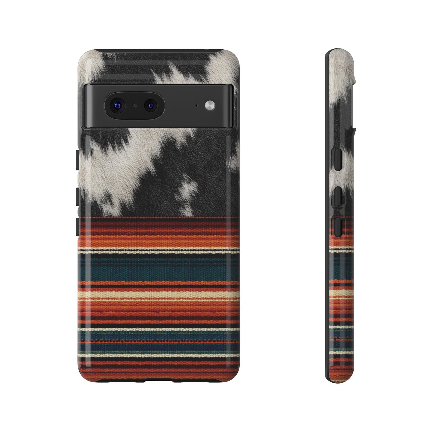 Cowhide + Serape Stripe Tough Case
