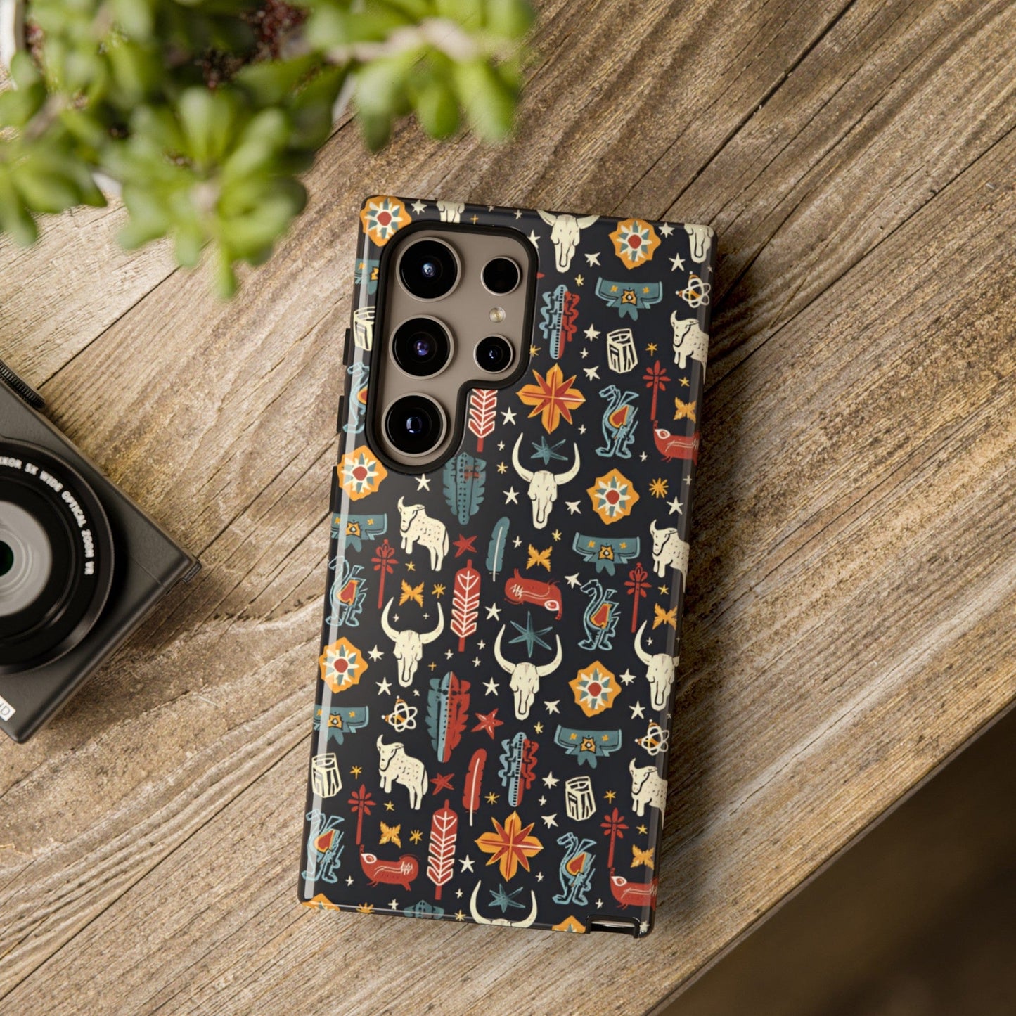 Colorful Western Phone Case