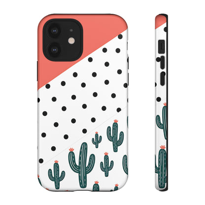Polka Dot Cactus Tough Case