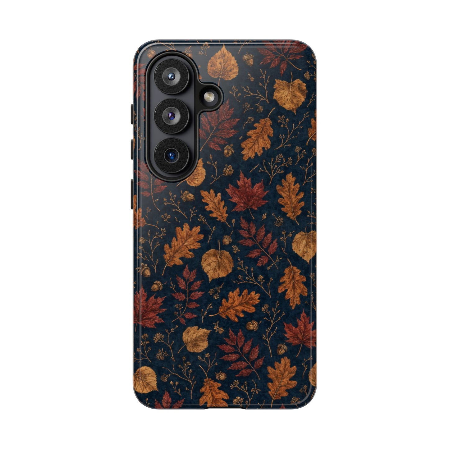 Navy Oak Leaf Tough Case