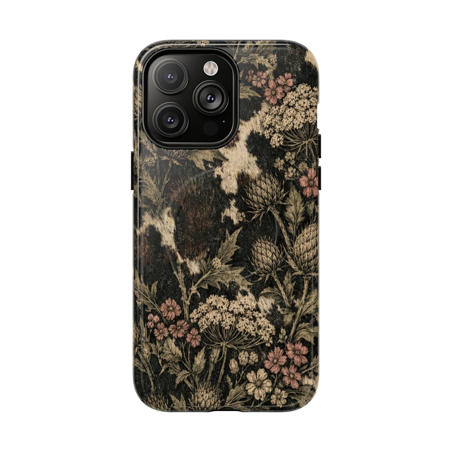 Cowhide Thistle Magnetic Case