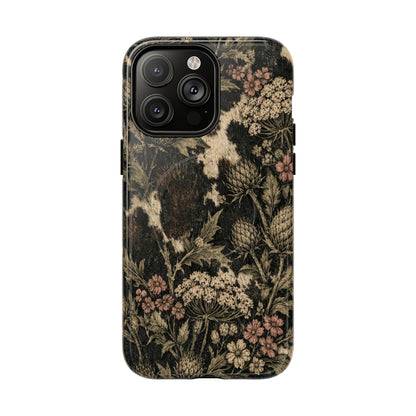 Cowhide Thistle Magnetic Case