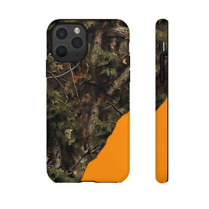 Torn Camo Orange Tough Case