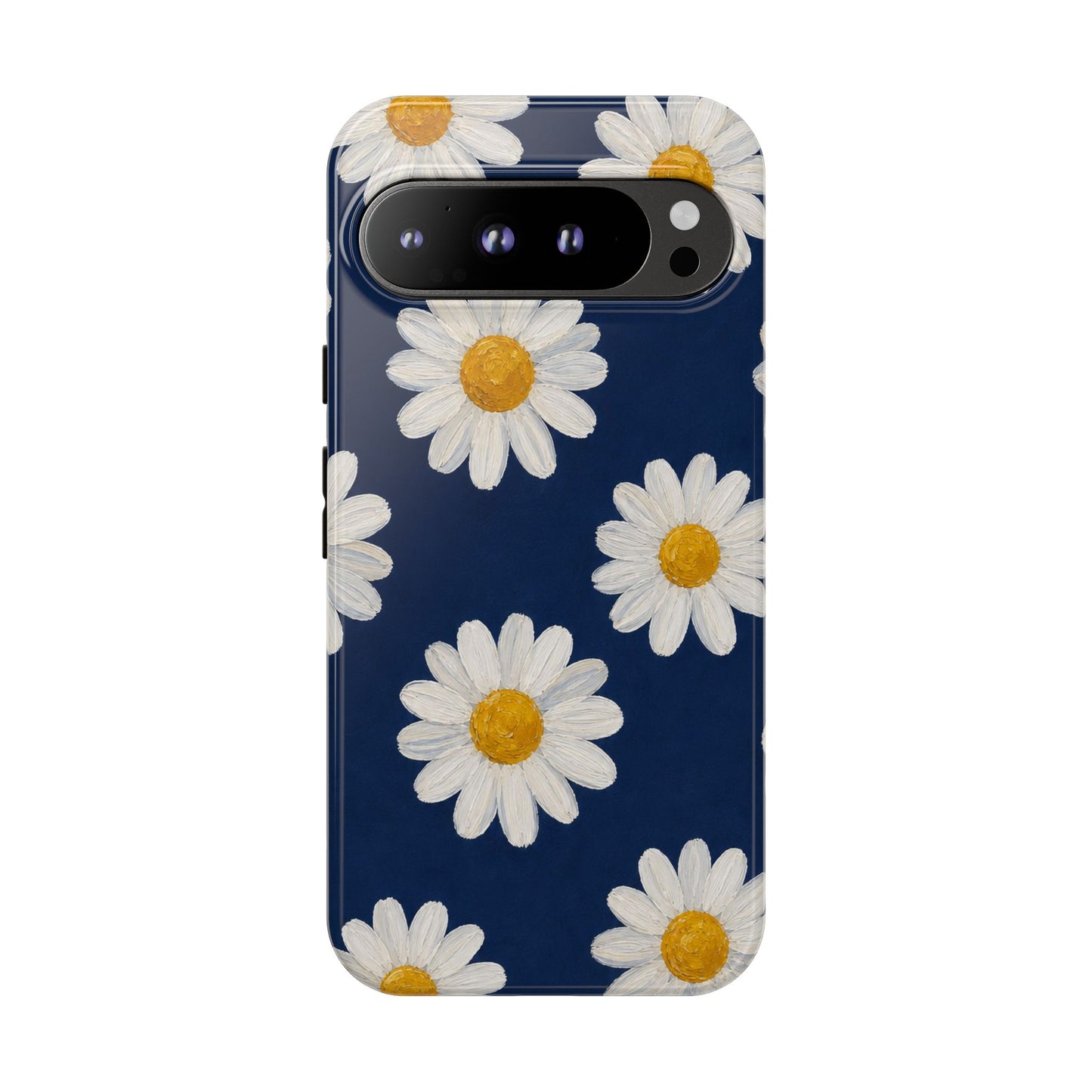 Navy Daisy Tough Case