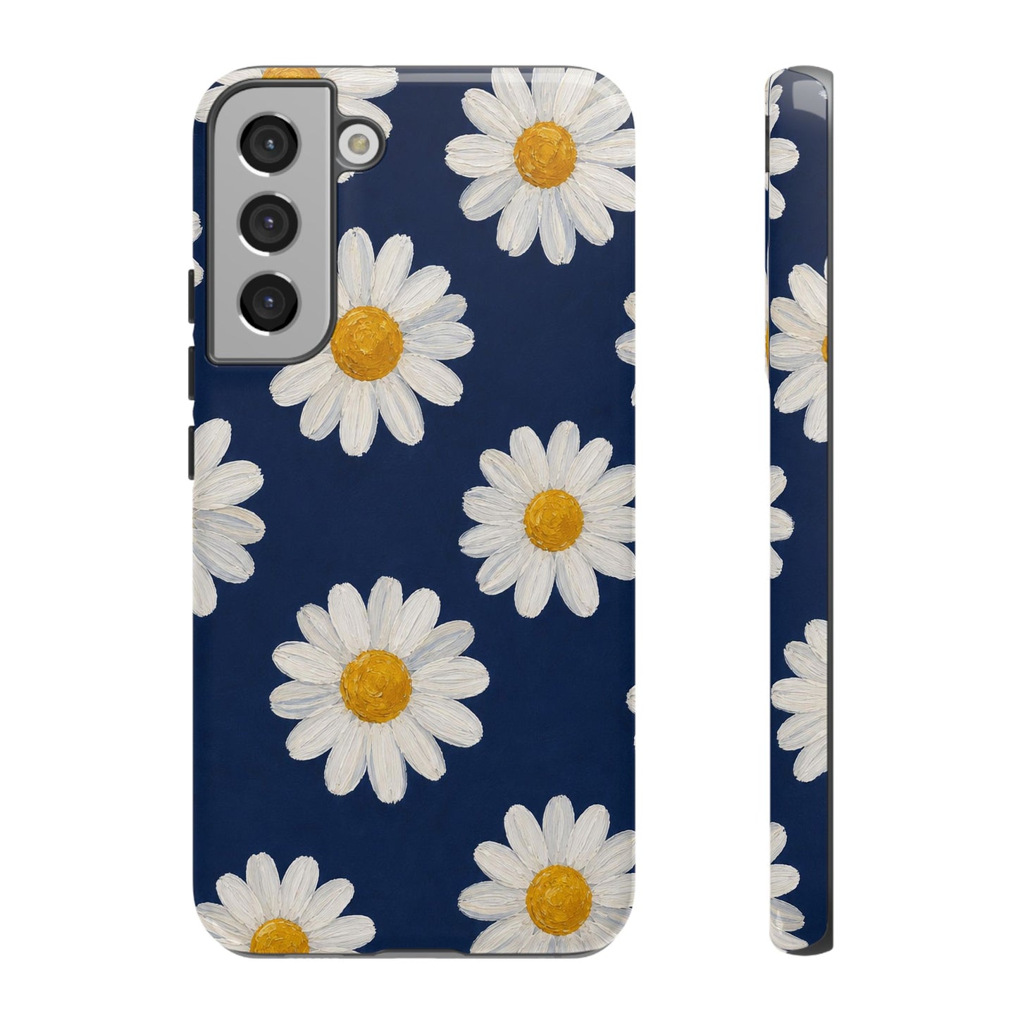 Navy Daisy Tough Case