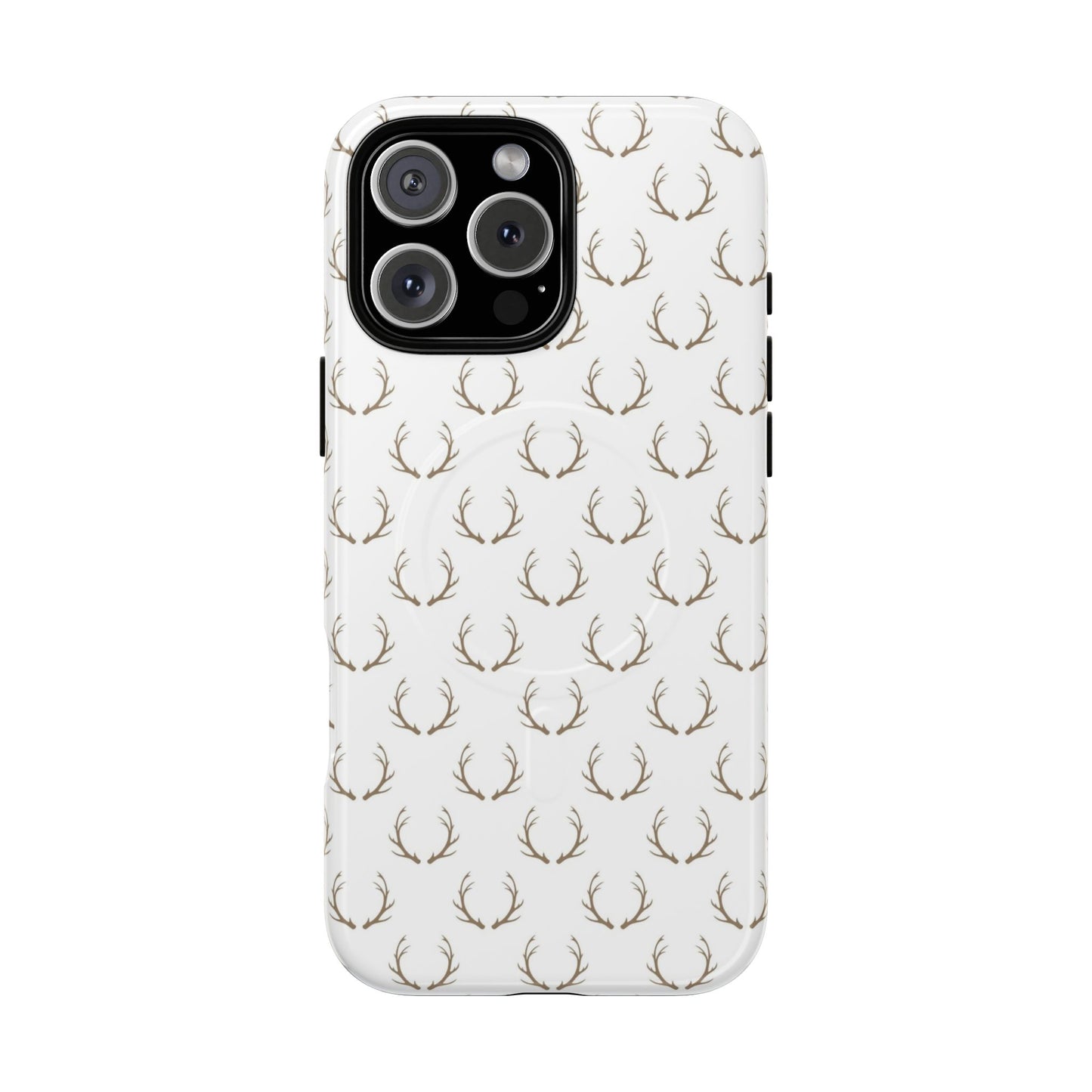 White Antlers Magnetic Case