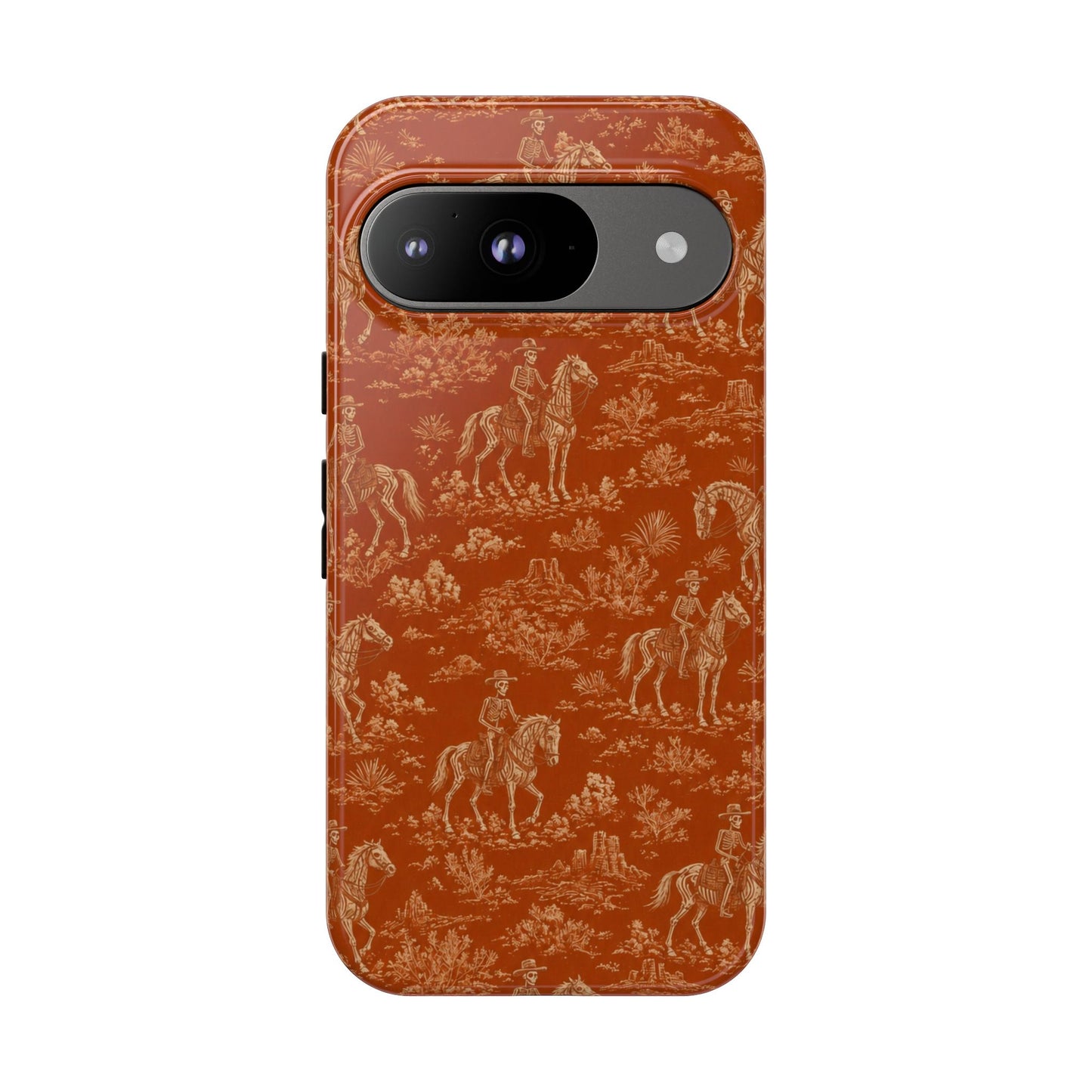 Cowboy Skeleton Toile Tough Case