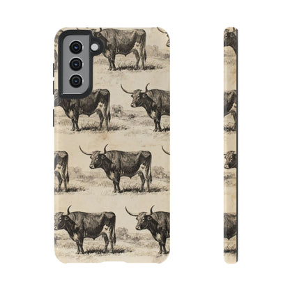 Vintage Longhorns Tough Case