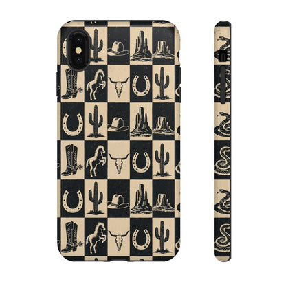 Western Checkerboard Tough Case