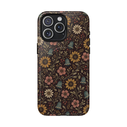 Plum Folk Floral Magnetic Case