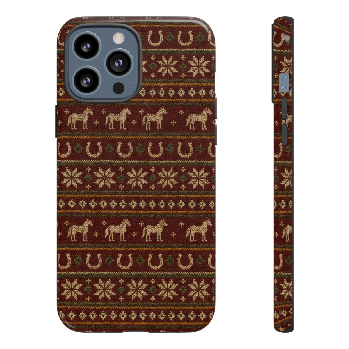 Fair Isle Horses Tough Case