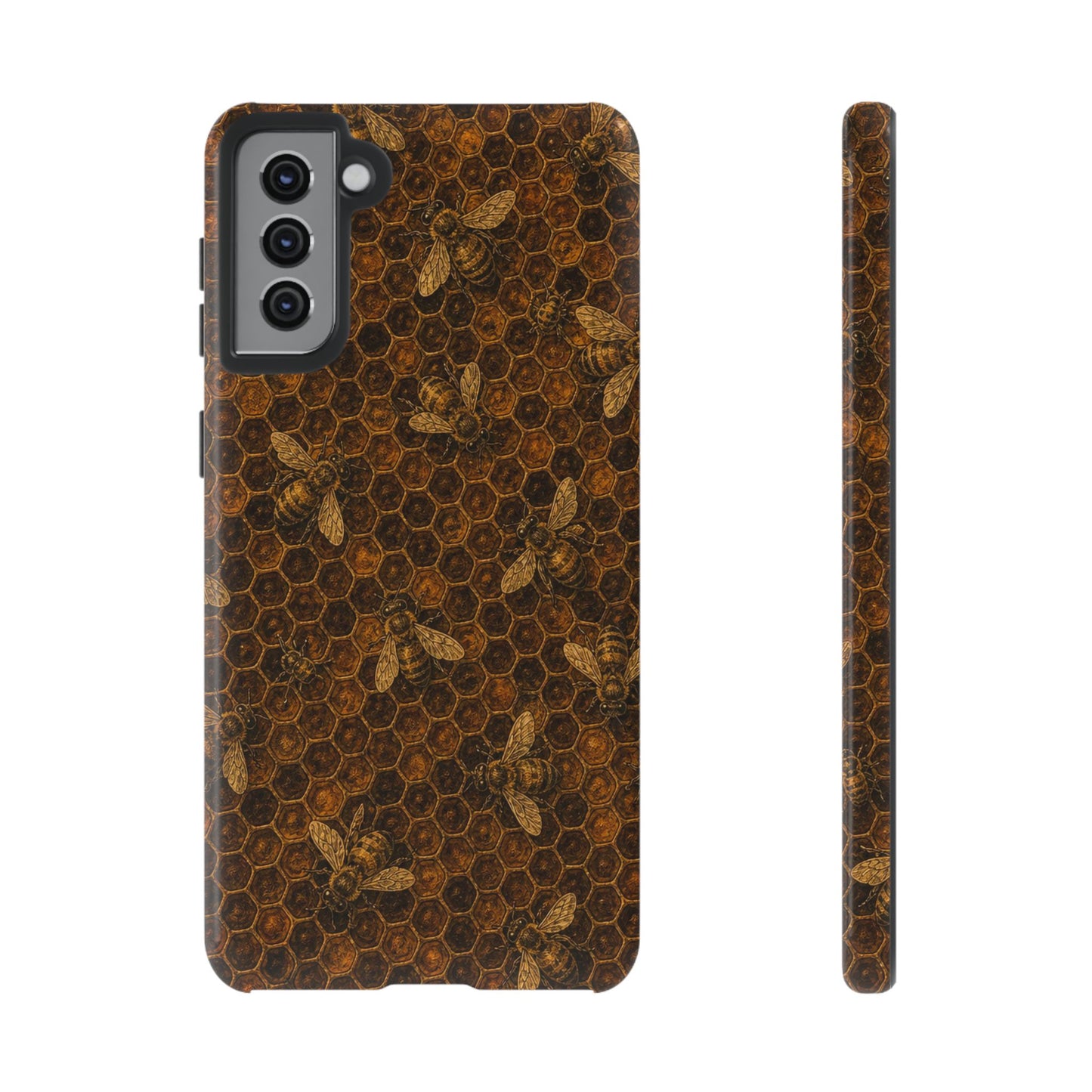 Golden Honeycomb Tough Case