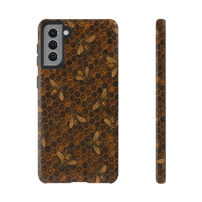 Golden Honeycomb Tough Case
