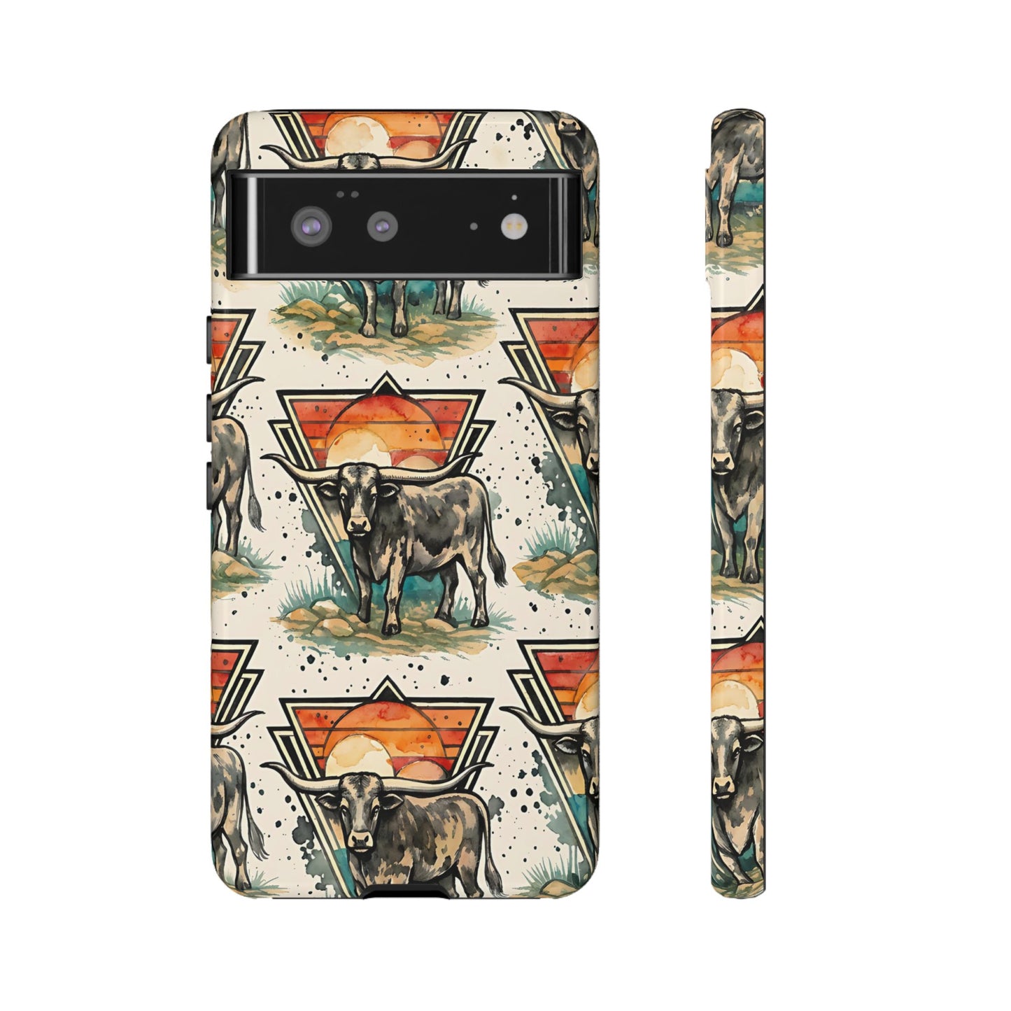 Retro Longhorn Tough Case